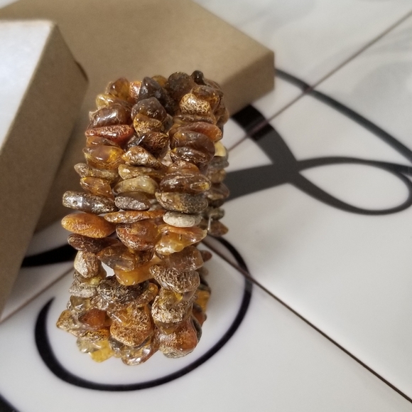 Authentic certified Raw Amber Bracelet - Picture 2 of 2